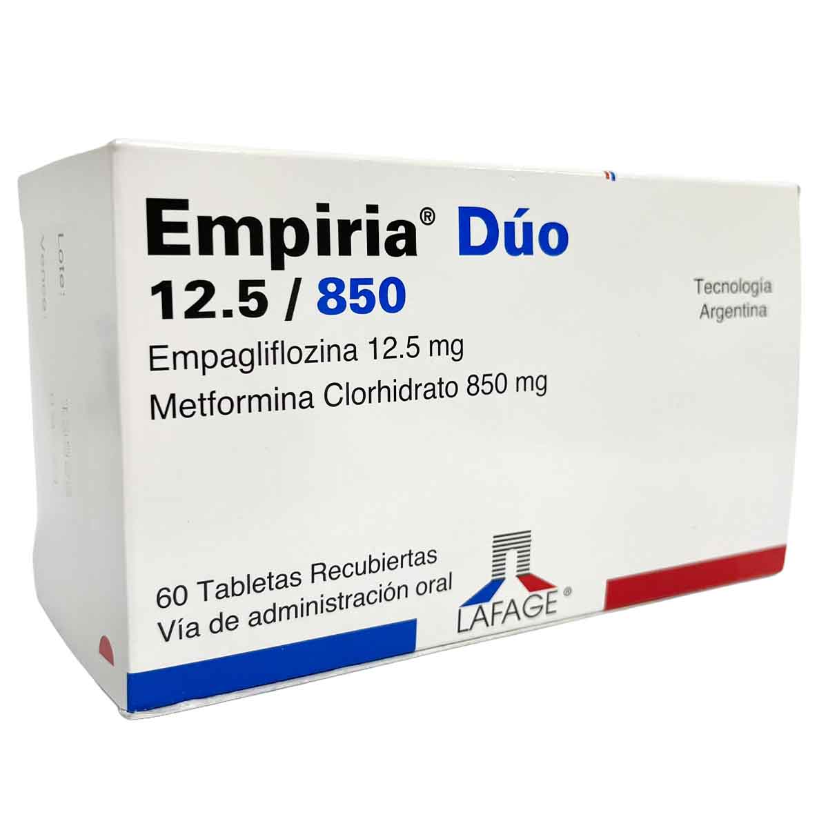Empiria® Dúo 12.5/850mg