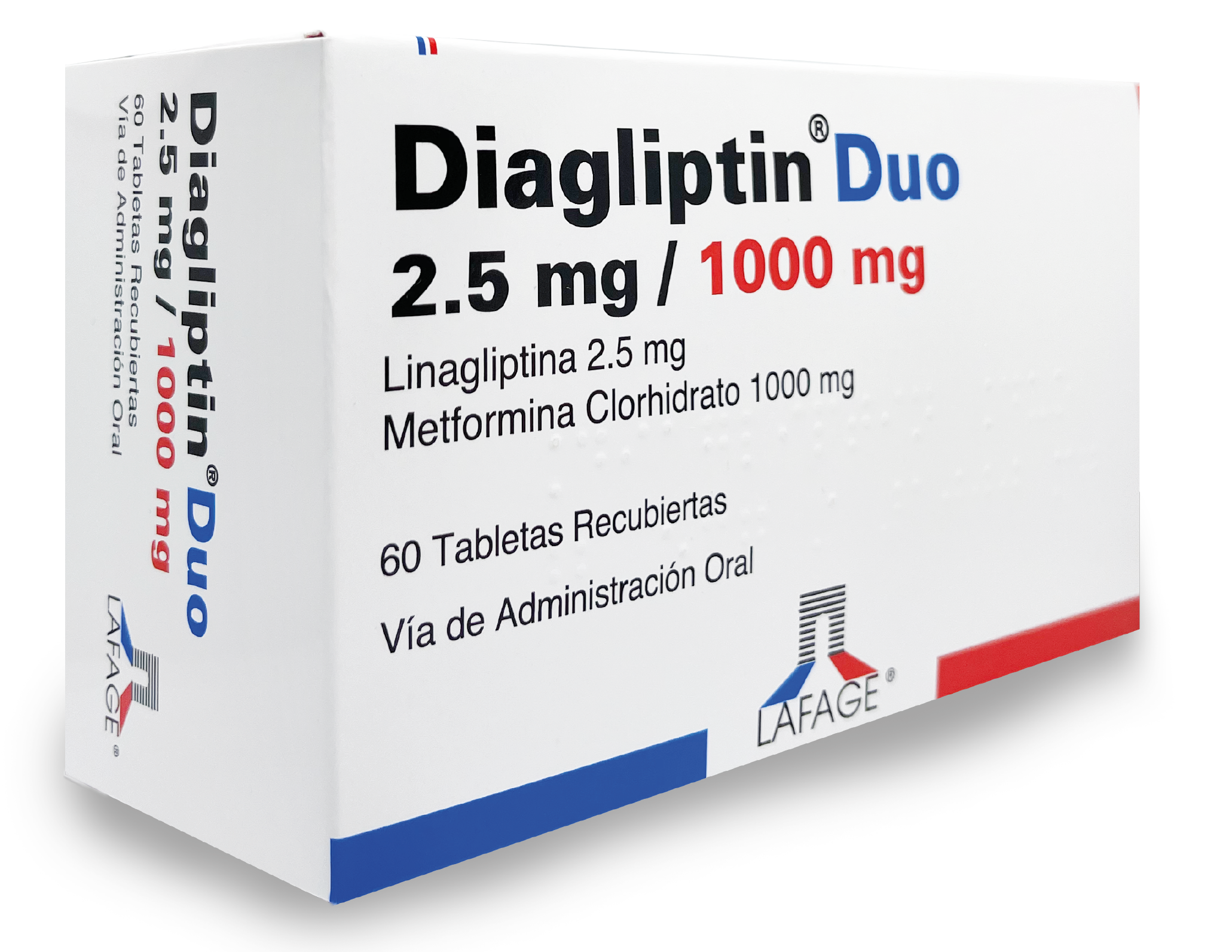 Diagliptin® Duo 2.5 / 1,000mg